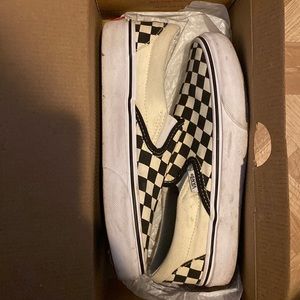 Black slip on vans